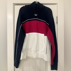 NWT Adidas Rivalry Hoodie Tricolor Size L